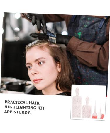 VINTORKY 1 Set highlighter comb highlight hair kit hairdressing brush hair highlighting comb hair foiling board hair coloring tool hair tint kit hair dye tool Pearlescent nylon board comb - Buy Online on GoSupps.com