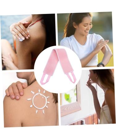 POPETPOP Flocking Back Strip Tanning Back Lotion Applicator Lotion Applicator for Back Self Tanning Mitt Applicator Face Mitt Exfoliating Fake Tan Back Mitt Lotion for Face Cream Foot Fiber - Buy Online on GoSupps.com