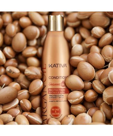 Kativa Argan Oil Conditioner 250ml - Nourishing & Odorless Hair Care | Shop Internationally - Buy Online on GoSupps.com