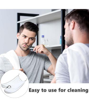 CBRPVT 2 PCS Beard Bib with 4 Suction Cups Beard Catcher Shaving Bib Beard Apron Beard Accessories Beard Hair Catcher for Shaving And Trimming - Buy Online on GoSupps.com