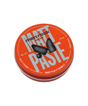 Men Rock Matt Paste Hair Styling - High Hold No Shine Water-Based 90ml | Optimal Matt Finish for Men's Hair - Buy Online on GoSupps.com