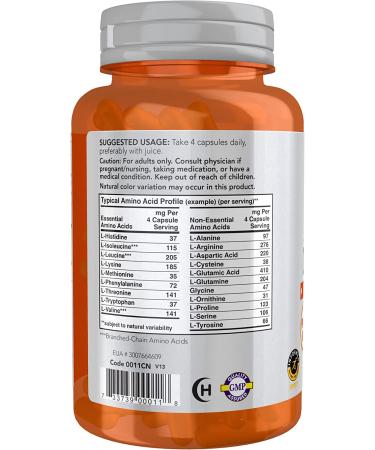 Now Foods Sports Amino Complete - 120 Veg Capsules for Fitness & Recovery - Buy Online on GoSupps.com