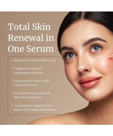 LF Laboratories Radiant Glow Vitamin C Serum with Retinol Peptides Niacinamide & Hyaluronic Acid Brightening & Anti-Aging Face Serum for Dark Spots & Fine Lines 1 fl oz / 30 ml - Buy Online on GoSupps.com