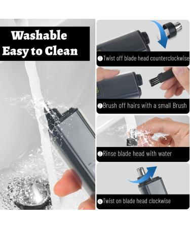 Acunny Nose hair trimmer for women battery operated nose trimmer durable waterproof shaver for home with battery without cable - Buy Online on GoSupps.com