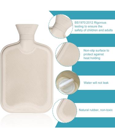 Rotres 2L Electric-Free Foot Warmers - Ultra Thick Heat Bottle for Adults | Winter Heating Mat (36x30cm) - Ideal for Men & Women - Buy Online on GoSupps.com