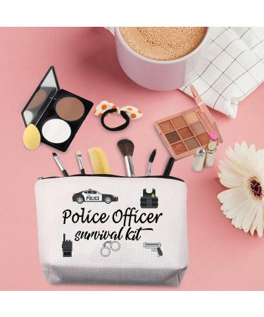 Police Officer Makeup Bag | Law Enforcement Cosmetic Bag - Perfect Retirement & Graduation Gift - Buy Online on GoSupps.com