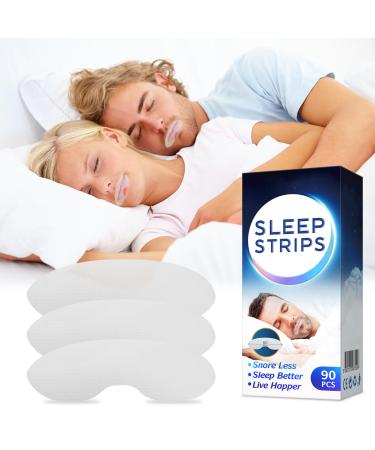 Mouth Tape for Sleeping Advanced Gentle Sleep Strips Mouth Tape for Improve Breathing Mode Instant Snoring Relief Less Mouth Breathing