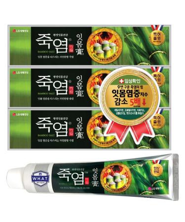 Korean Bamboo Salt Itmomgo Toothpaste 4.23 oz*3 (Total 12.69 oz) Jukyeom Toothpaste for Fresh