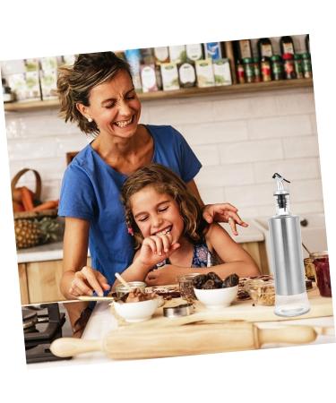 Zerodeko 2pcs Stainless Steel Oil Bottle Kitchen Oil Dispenser Portable Oil Storage Container Glass Containers for Liquids Oil Container Syrup Dispenser Oil Filter Pot Household - Buy Online on GoSupps.com