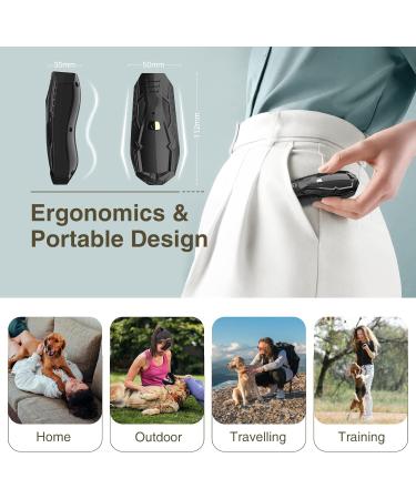 Antibell for Dogs - Ultrasound Anti-Bark Device for Small & Large Dogs | Effective Bark Stopper for Indoor & Outdoor Use - Buy Online on GoSupps.com