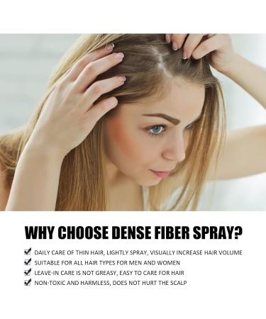 Layhou Hair Thickening Fiber Powder 12g Hair Building Fibers Increase Hair Volume Hair Loss Concealer for Men and Women Instantly Fuller Hair Dark Brown - Buy Online on GoSupps.com