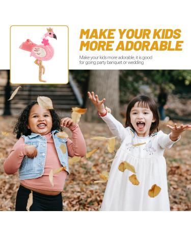 Amosfun Pink Flamingo Hair Clips - Cute Hair Accessories for Girls Toddlers & Teens - International Shipping Available - Buy Online on GoSupps.com