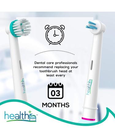 Orthodontic Electric Toothbrush Replacement Heads - 8-Pack | Braces & Power Tip Bristles | Dupont Bristles for Interproximal Cleaning | Compatible with Oral-B Electric Toothbrushes - Buy Online on GoSupps.com