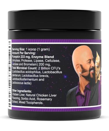 Jackson Galaxy Cat Probiotics & Digestive Enzymes | Relieve Cat Diarrhea, Vomiting & Upset Stomach | Feline Probiotic Supplement 4.2oz - Buy Online on GoSupps.com