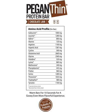 Julian Bakery Pegan Thin Protein Bar - Chocolate Lava (12 Bars, 2.29 oz Each) | Low Carb, High Protein Snack - Buy Online on GoSupps.com