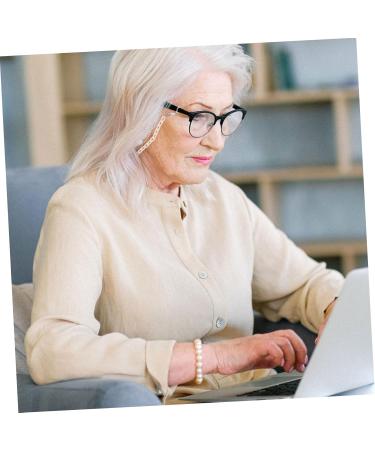 Fomiyes 2pc Mason Glass Chain - Anti-Lost Glasses Holder & Fashion Lanyard | South Korea Acrylic Design for Masks & Glasses - Buy Online on GoSupps.com