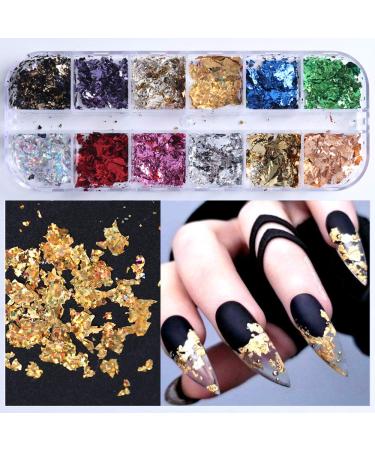 Kalolary 36 Color Nail Seilets Glitter - Rhinestone Nail Art Stickers & Body Glitter for DIY Decoration - Buy Online on GoSupps.com