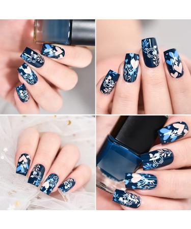 Heart Nails Art Stamping Plate Set - Stainless Steel DIY Love Heart Nail Kit for Party Manicures - Buy Online on GoSupps.com