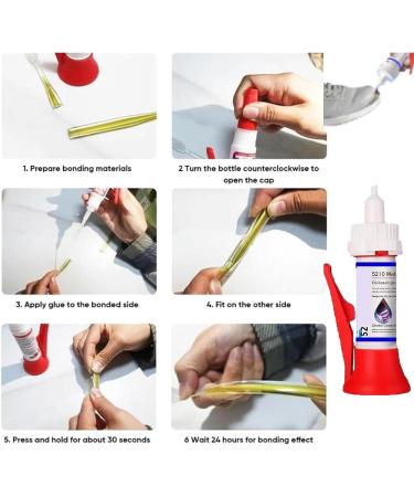 INHLUGLK Glue 5210 Met Oil Based Glue Powerful Solder Multi-Material Repair Adhesive for Shoes Plastic Wood Leather (2PCS) - Buy Online on GoSupps.com