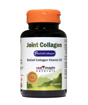 Red Maple Naturals Joint Collagen 500mg (BioCell Collagen & Vitamin D3) 60 Capsules