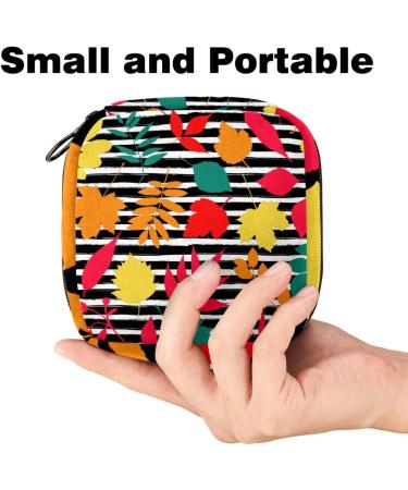 Javenproeqt Women's Binding Organizer - Reusable First Period Pocket | Large 17x17x12 cm | Lemon Green Pattern - Ideal for Girls & Women - Buy Online on GoSupps.com