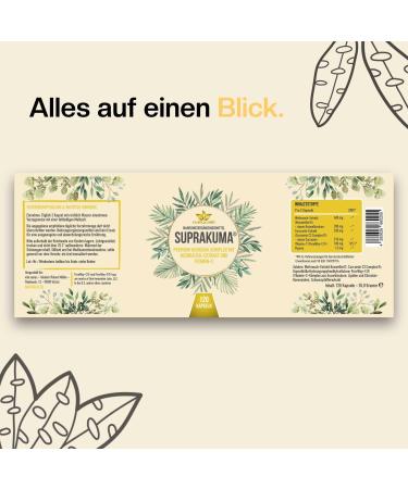 Naturalie Suprakuma Turmeric Incense Capsules | Premium Quality Lab-Tested Enhanced Bioavailability | 120 Capsules - Buy Online on GoSupps.com