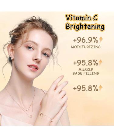 Serum Vitamine C Dark Spot Correcting Glow Serum Wrinkle Power S rum Cr me Booster D' clat - Hydratation 72h & clat - Peaux Ternes En Manque D' clat Anti-rides Anti-taches Anti- ge et Hydratant - Buy Online on GoSupps.com