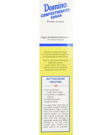 Domino Confectioners 10-x Powdered Sugar  1 Pound Box (Pack of 2) - Buy Online on GoSupps.com