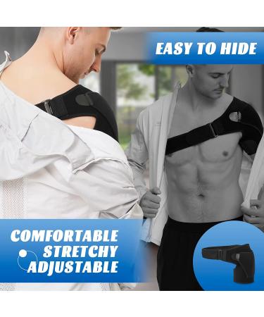 Ticoni Shoulder Brace - Professional Support and Compression Sleeve for Rotator Cuff Injuries - Adjustable Fit for Men & Women - Buy Online on GoSupps.com