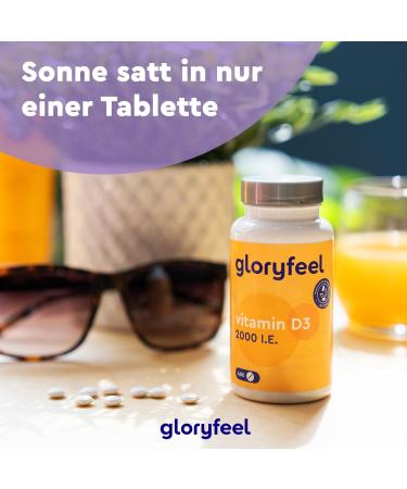 Vitamin D3 2000 I.E. - 400 Tablets | High Dose Sun Vitamin for Immune System & Bones | 100% Pure Cholecalciferol - Laboratory Tested & Additive-Free in Germany - Buy Online on GoSupps.com
