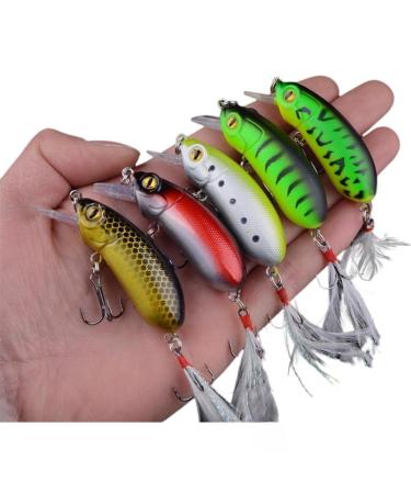 6 cm 10 g 5pc bionic lure set topwater lures bass lures slow sinking bionic swimming bass fresh water salt water bass imitation bait
