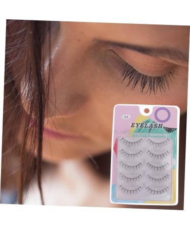 minkissy 5 Pairs Fake Eyelashes Artificial Eyelashes Eyelash Decoration Fake Lashes False Eyelashes Chic Eyelash Decor Artificial Fiber Lash Girl Cosmetics Women Makeup Lash Eyes Decorate - Buy Online on GoSupps.com