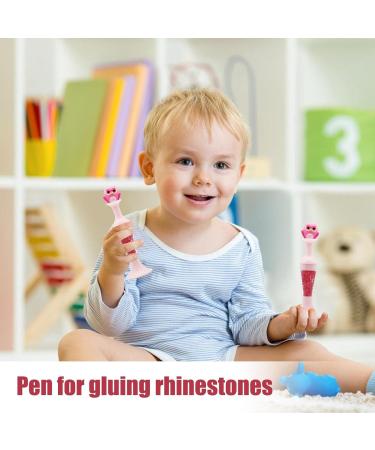 Rhinestone Picker Dotting Dotting Cartoon Picker Rhinestone Tool Wax Pencil Crystal Beads Handle for Manicure Nail Art Decoration Nail Art Gem Crystal Pick Up Rhinestone owl pink - Buy Online on GoSupps.com