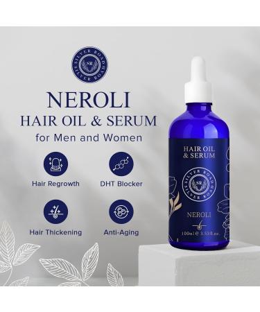 Silver Road - Neroli Hair Oil & Serum 27 Naturally Derived Ingredients for Unisex Hair Growth Hair Thickening Hair Styling & Much More 100 ml - Buy Online on GoSupps.com