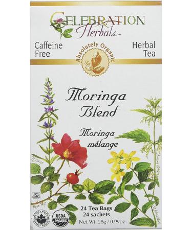 CELEBRATION HERBALS Moringa Blend Tea Organic 24 Bag 0.02 Pound