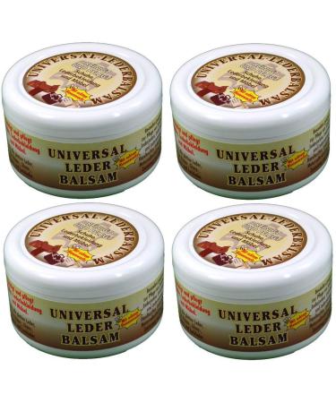 Boxes of 4 bottles of 250 ml lederbalsam universal with beeswax