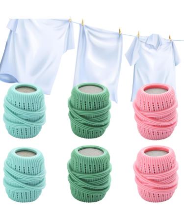 Ball Dispenser for Fabric Softener Fabric Softener Dispenser Ball Fabric Softener Ball Reusable Dryer Balls Fabric Softener Dispenser for Washer (6PCS)