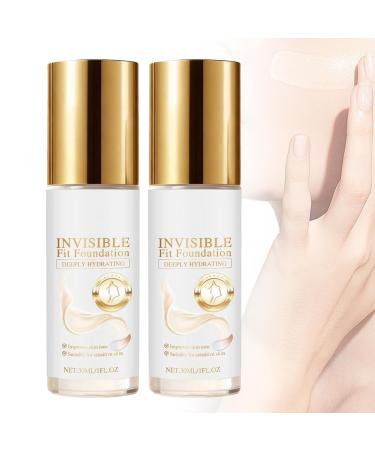 JINGLING Color Matching Foundation 2Piece Long Lasting Skin Correction Makeup moisturizing foundation stick for home travel office dates going out business trips