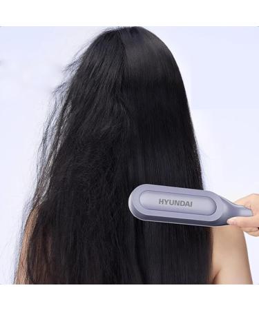 Anti-Scald Hair Brush - Portable Electric Straightener Comb | Fast Heating Hair Straightening Brush for Men & Women - Buy Online on GoSupps.com