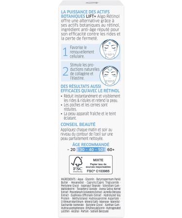Diadermine - Lift+ Algo Retinol - Eye Care Global Anti-Wrinkle - Criste Marine and Algae Extract - Hydrates and Brightens the Complexion - Facial Care - Anti-Aging Care - 15ml Bottle - Buy Online on GoSupps.com