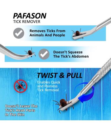 My AR store Professional Tick Tweezers for Dogs/Cats/Horses/Humans 3 Pcs Painlessly Tick Remover for Humans and Cats Pets - Buy Online on GoSupps.com