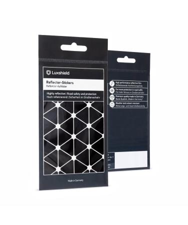 Luxhield Reflectors Sticker Set - Troops Small - For Bicycle Roller Stroller - Reflectors Bicycle - Reflectors Children Reflective Black - Buy Online on GoSupps.com