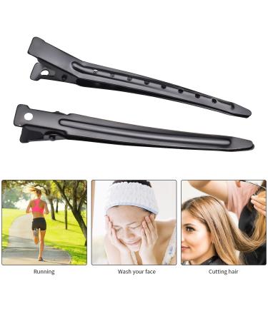 Huaziz 40 Pcs 9cm Alligator Hair Clips - Durable Metal Hairpins for Hairstyles Tinkering & Accessories - Black Crocodile Hair Clips - Buy Online on GoSupps.com