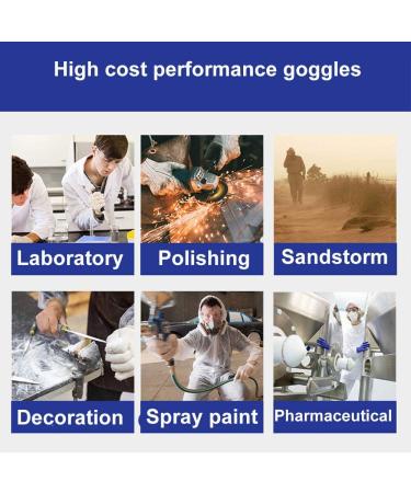 Safety Goggles FDA Registered Anti-Fog Eye Protection Goggles Safety Lab Goggles Medical Goggles Nurse Goggles Medical Protection Science Goggles Schools (Goggle No Air Ventilation 1 Pack) Goggle No Air Ventilation 1 Pack - Buy Online on GoSupps.com