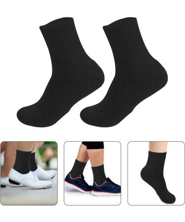 2pcs Pure Cotton Sock Spa Pedicure Booties for Men | Moisturizing Black Treatment for Dry Cracked Feet - Buy Online on GoSupps.com