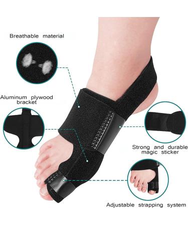 Ktrok Bunion Ortheses - Durable Foot Bone Support with Metal Rod Breathable Unisex Design for Ultimate Comfort - Buy Online on GoSupps.com