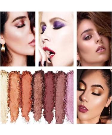 Glitter Eyeshadow Palette Makeup Set 4 Colors Shimmer Eyeshadow Palette Gold Eyeshadow Highly Pigmented Long Lasting Waterproof Sweatproof Professional Nude Eyeshadow Palette Make Up Palettes for Women Warm Natural Neutral Smokey Eye Eyeshadow Palette (8# - Buy Online on GoSupps.com