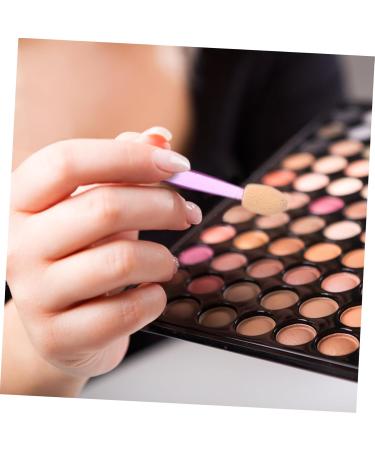 Mikinona 100pcs Double Ended Eyeshadow Brush Everyday Makeup Brush Double-ended Eyedhadow Brush Plastic - Buy Online on GoSupps.com