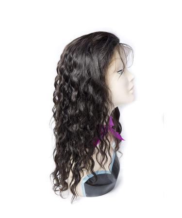 9A Water Wave Lace Front Wig - 130% Density Brazilian Virgin Human Hair - Adjustable with Baby Hair - 24 Inches for Black Women - Buy Online on GoSupps.com