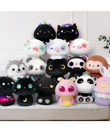 Mewaii 8'' Maple Leaf Moth Mushroom Pillow Plush Toy - Soft and Cuddly Stuffed Animal for Kids - Buy Online on GoSupps.com